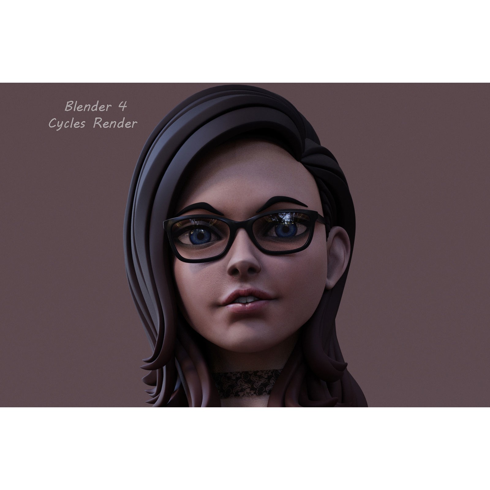 Cartoon Girl Rig - Low-Poly Game-Ready 3D Model - View 13