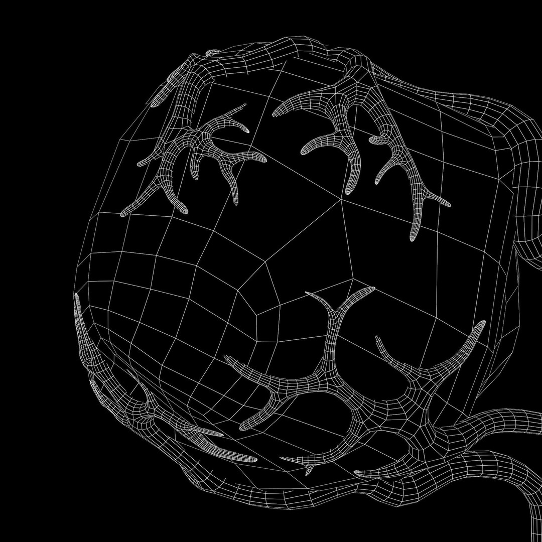 Tumor 3D Model – Low Poly Anatomy Asset with PBR Textures - View 12