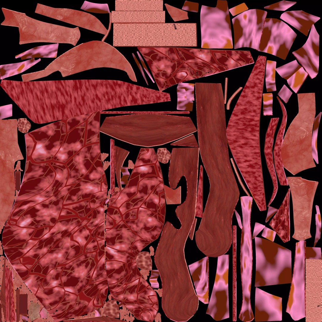 Uterus 3D Model – Low Poly Endometrial Lesions Set for Medical Use