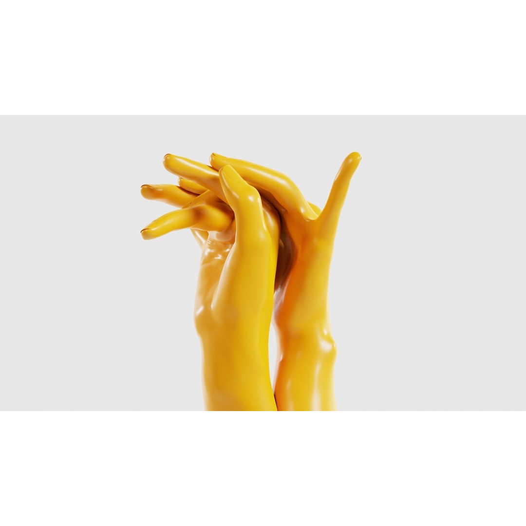 Realistic Hand 3D Model – Low Poly Photogrammetry Asset, FBX