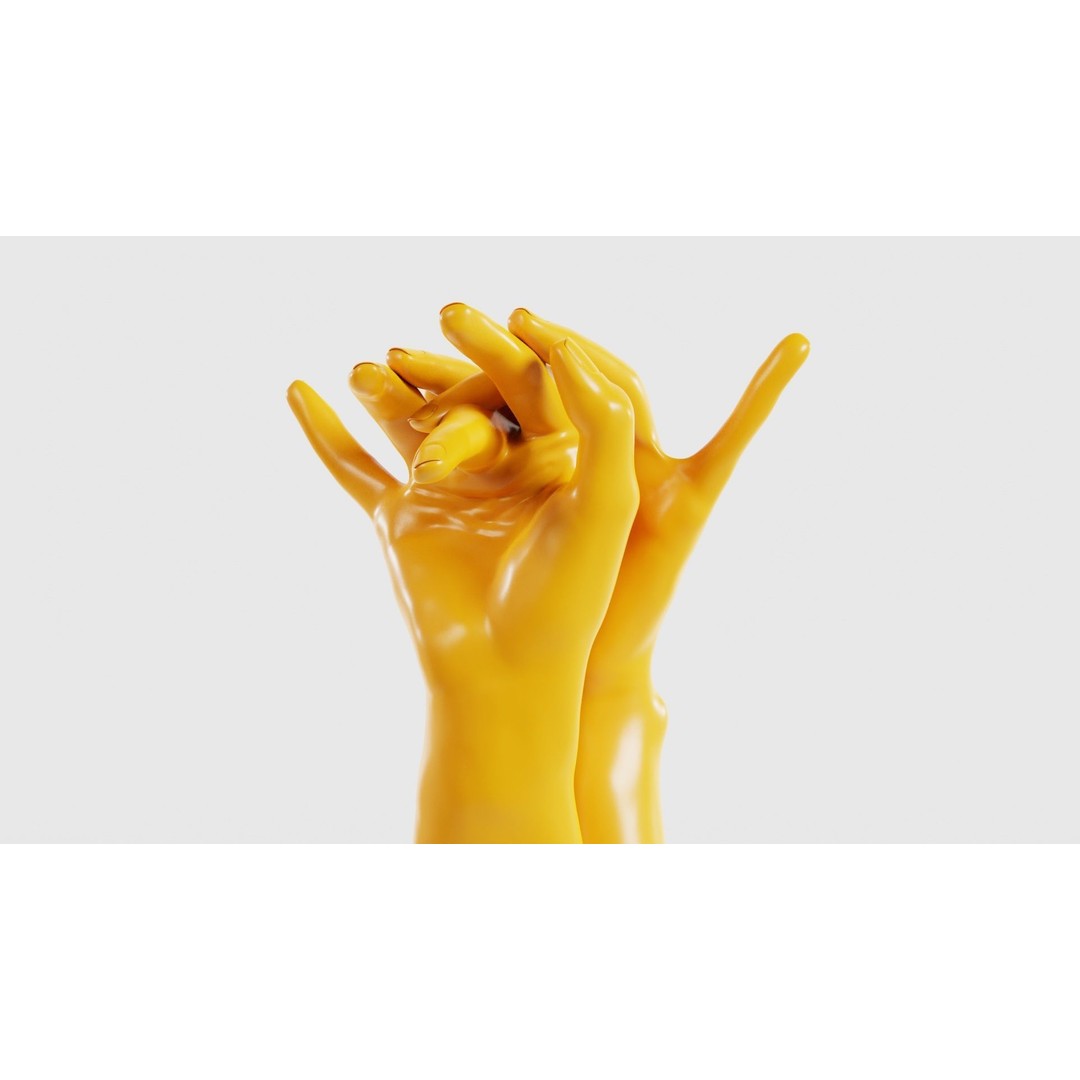 Realistic Hand 3D Model – Low Poly Photogrammetry Asset, FBX - View 16