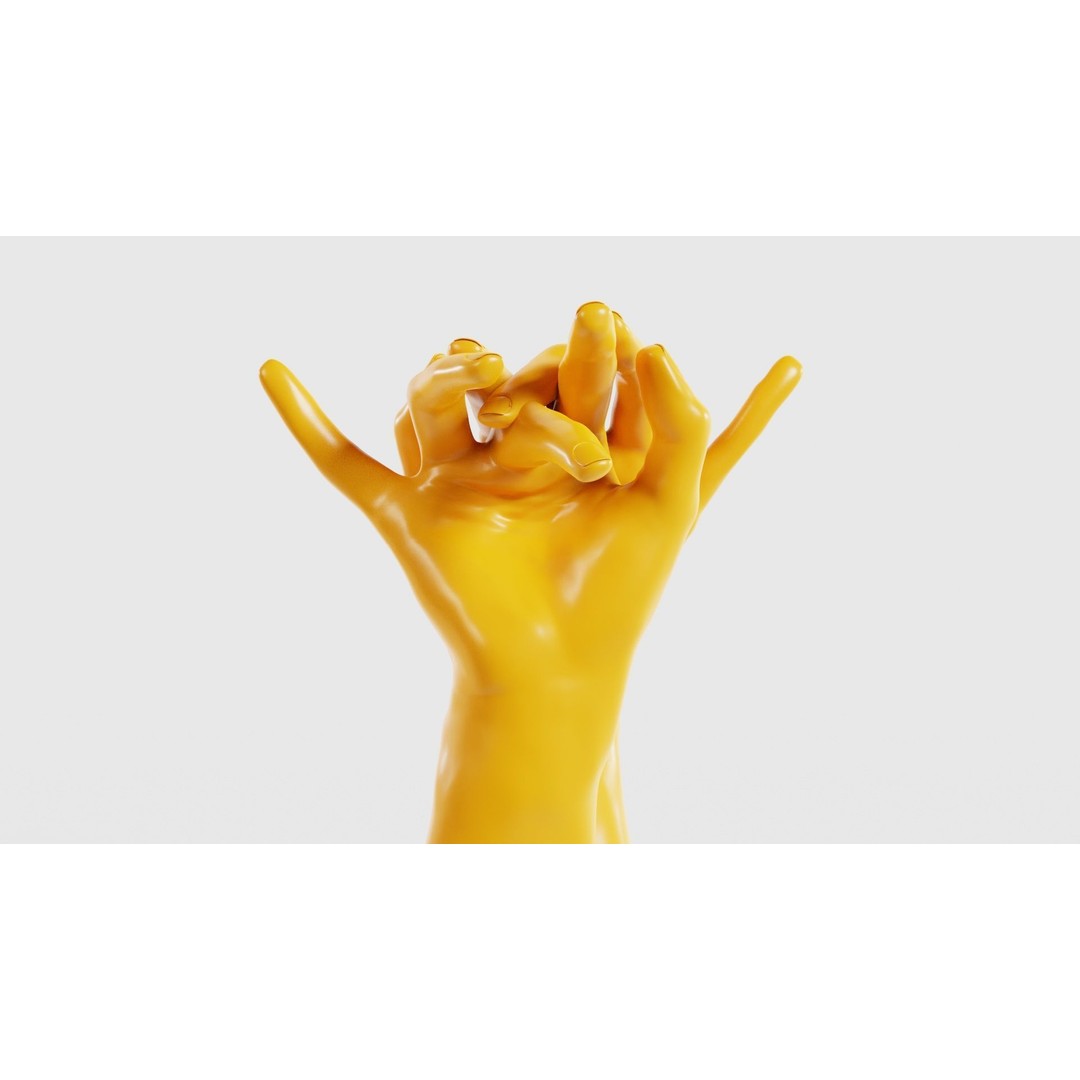 Realistic Hand 3D Model – Low Poly Photogrammetry Asset, FBX - View 17