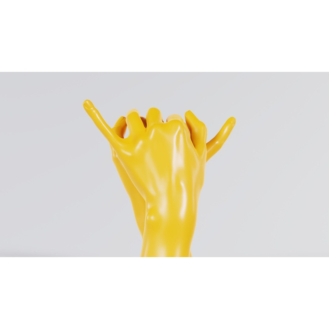 Realistic Hand 3D Model – Low Poly Photogrammetry Asset, FBX - View 7