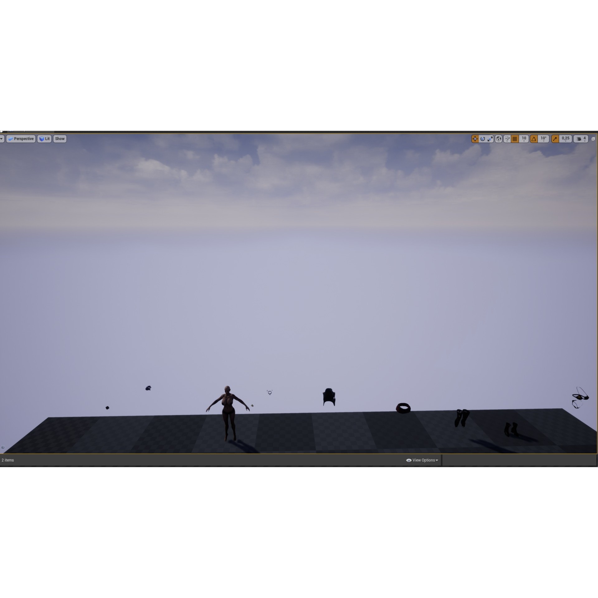 Punk 3 Woman - Low-Poly Game-Ready 3D Model
