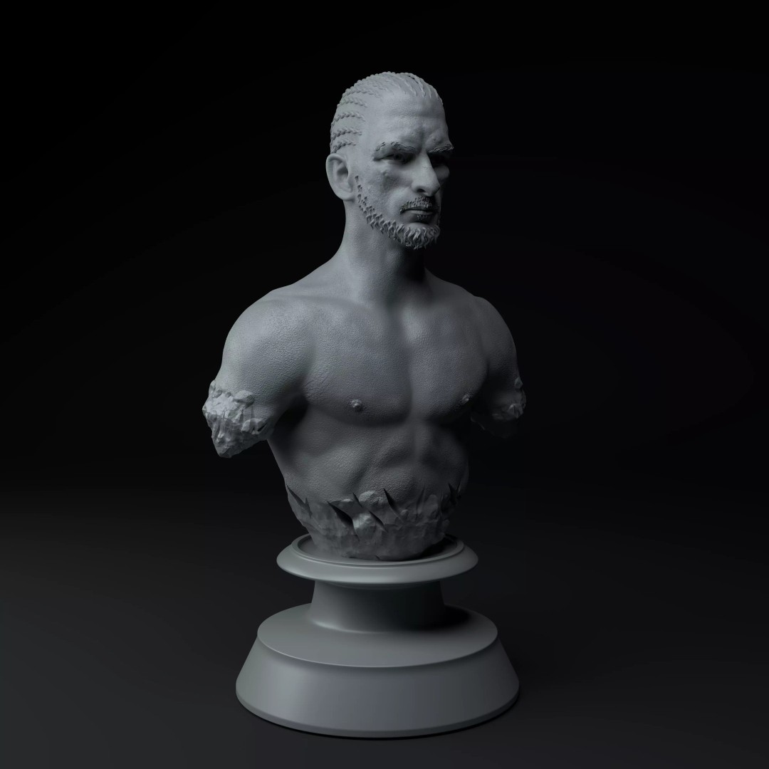 Sean O’Malley Trophy Diorama 3D Model – Premium STL for Printing - View 10