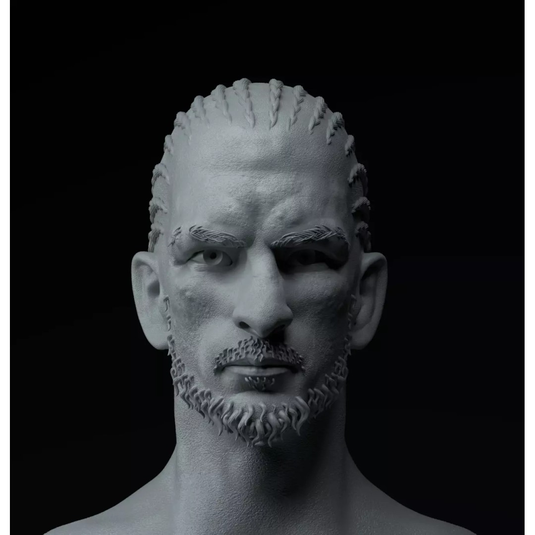Sean O’Malley Trophy Diorama 3D Model – Premium STL for Printing - View 11