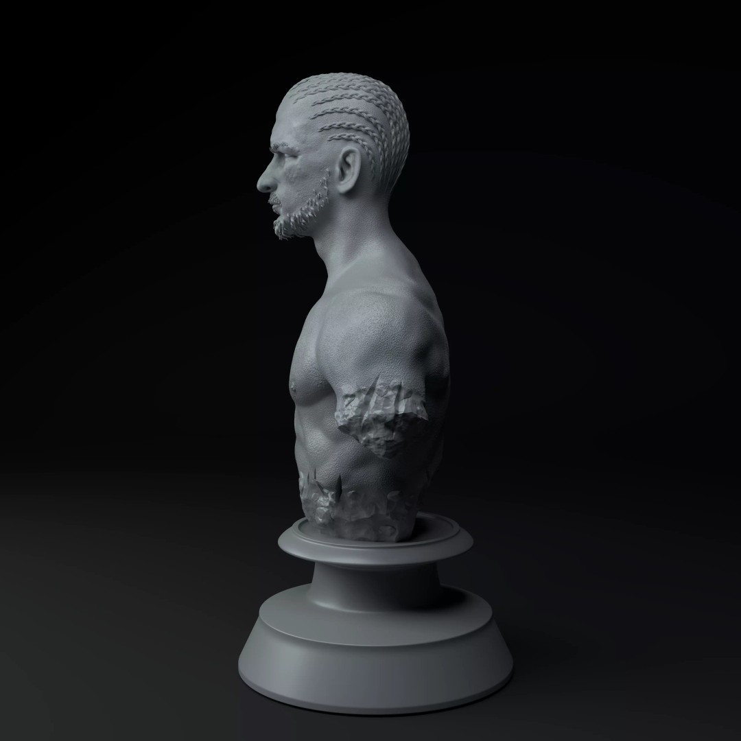Sean O’Malley Trophy Diorama 3D Model – Premium STL for Printing - View 5