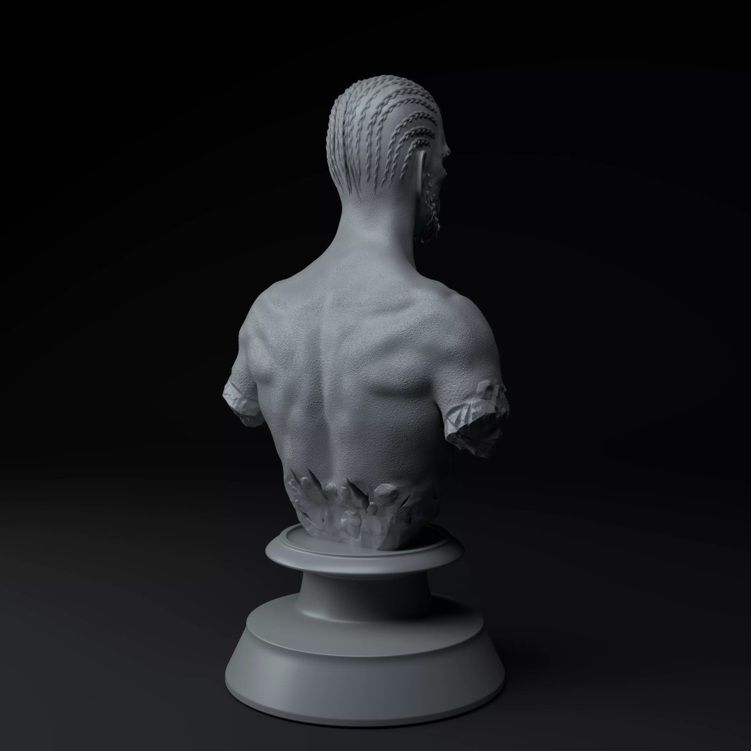 Sean O’Malley Trophy Diorama 3D Model – Premium STL for Printing - View 8