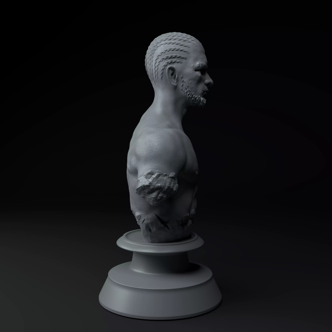 Sean O’Malley Trophy Diorama 3D Model – Premium STL for Printing - View 9