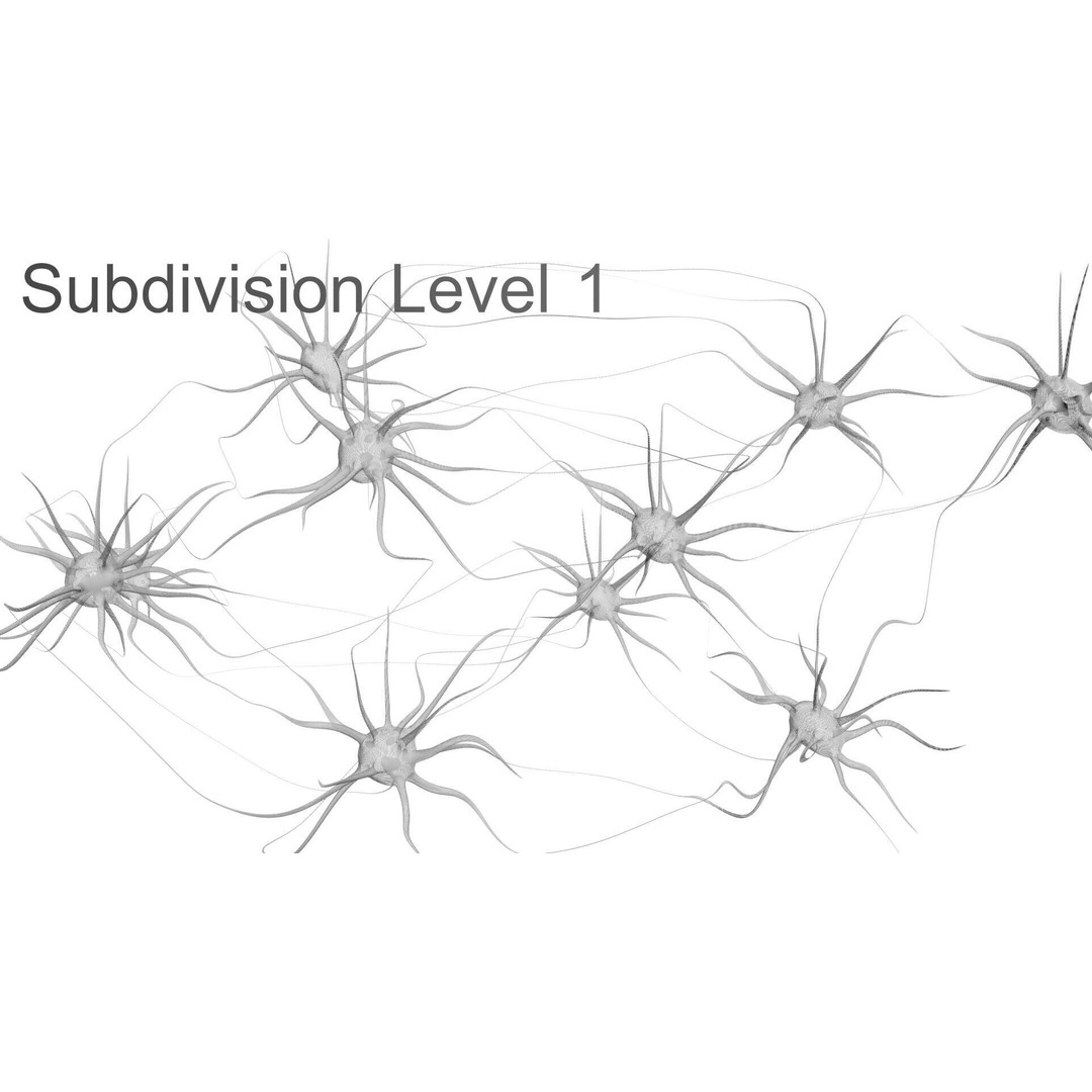 Neurons 3D Model – Animated Neural Network Visualization, FBX - View 15