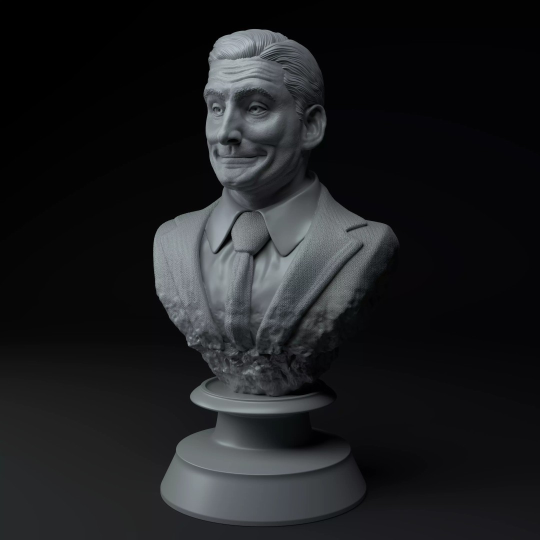 Michael Scott 3D Model – Premium Bust Sculpture for Printing - View 2