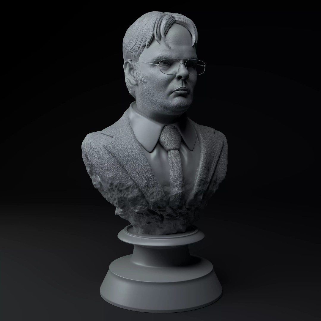 The Office 3D Bust Pack – High-Quality Collectible Sculptures, STL - View 24