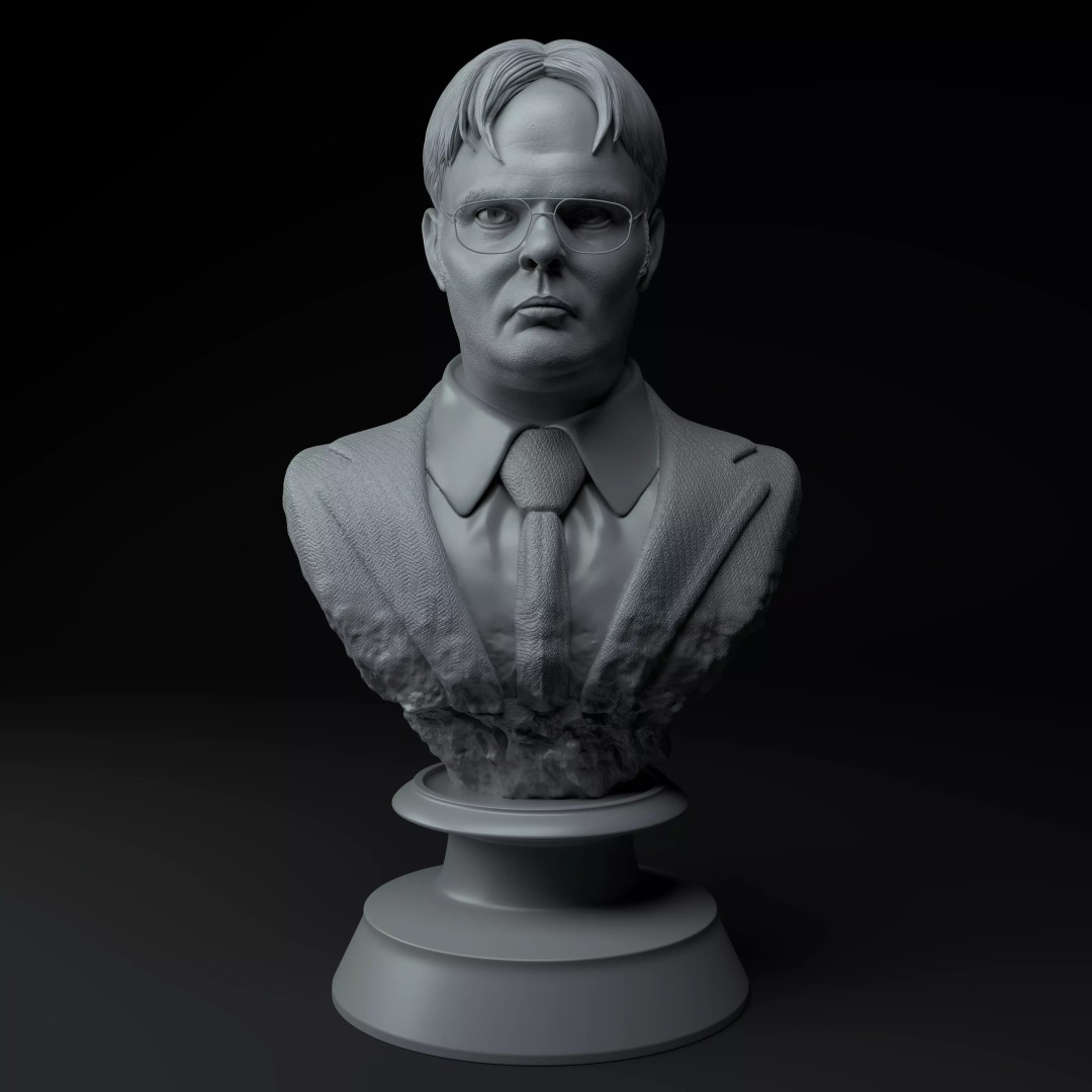 The Office 3D Bust Pack – High-Quality Collectible Sculptures, STL - View 3