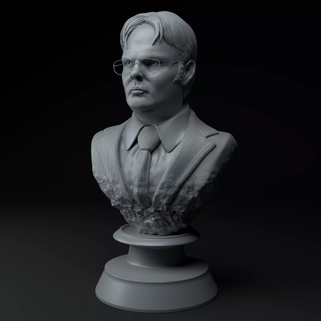 The Office 3D Bust Pack – High-Quality Collectible Sculptures, STL - View 6