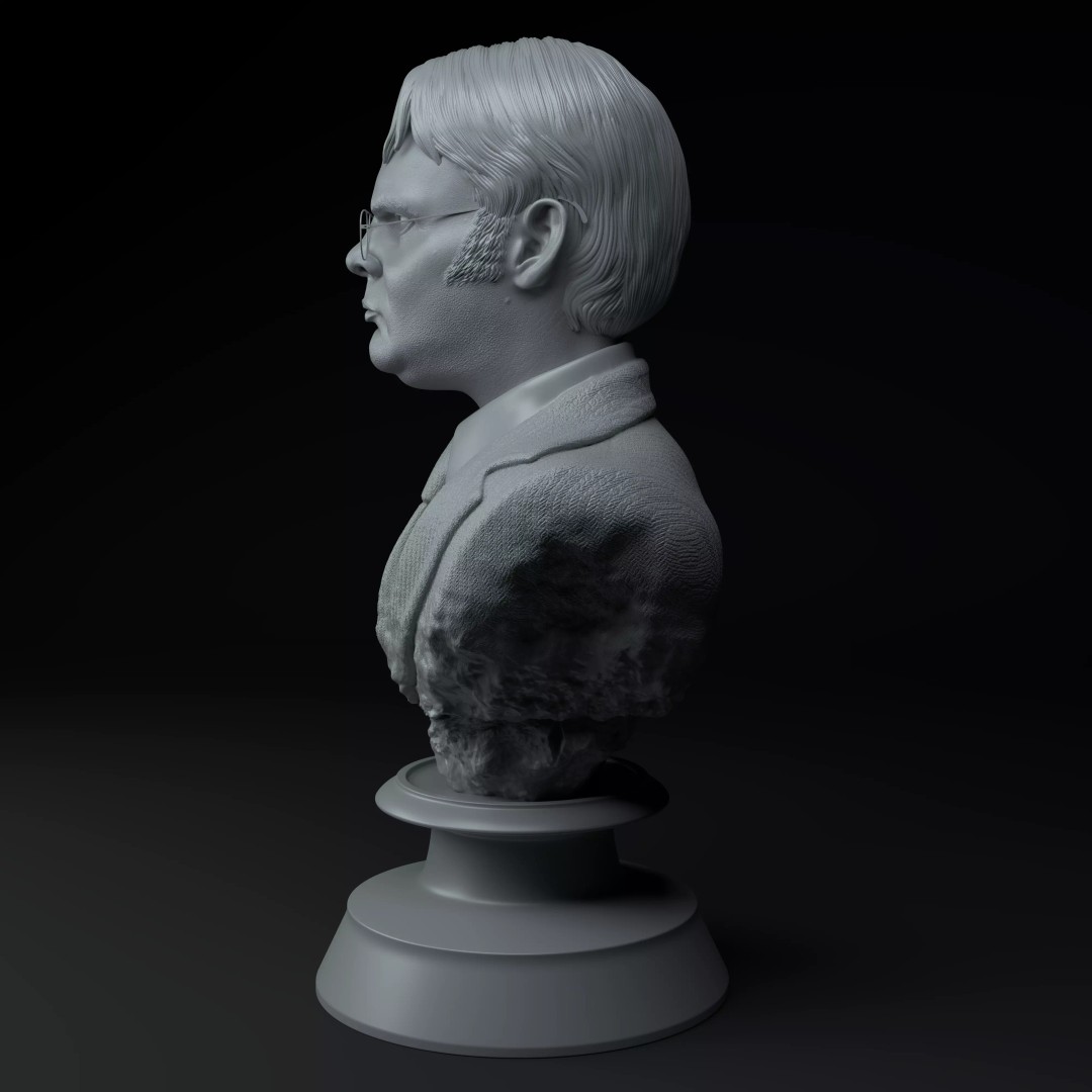The Office 3D Bust Pack – High-Quality Collectible Sculptures, STL - View 9