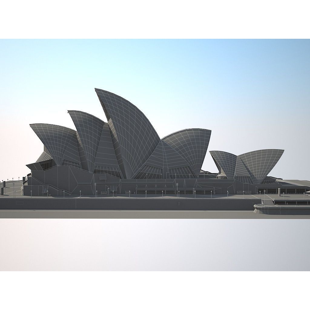 Sydney Opera House 3D Model – High Poly Architectural Landmark, FBX - View 15