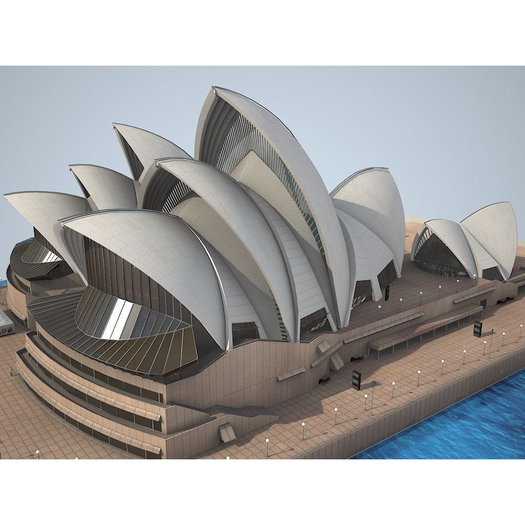 Sydney Opera House 3D Model – High Poly Architectural Landmark, FBX - View 7