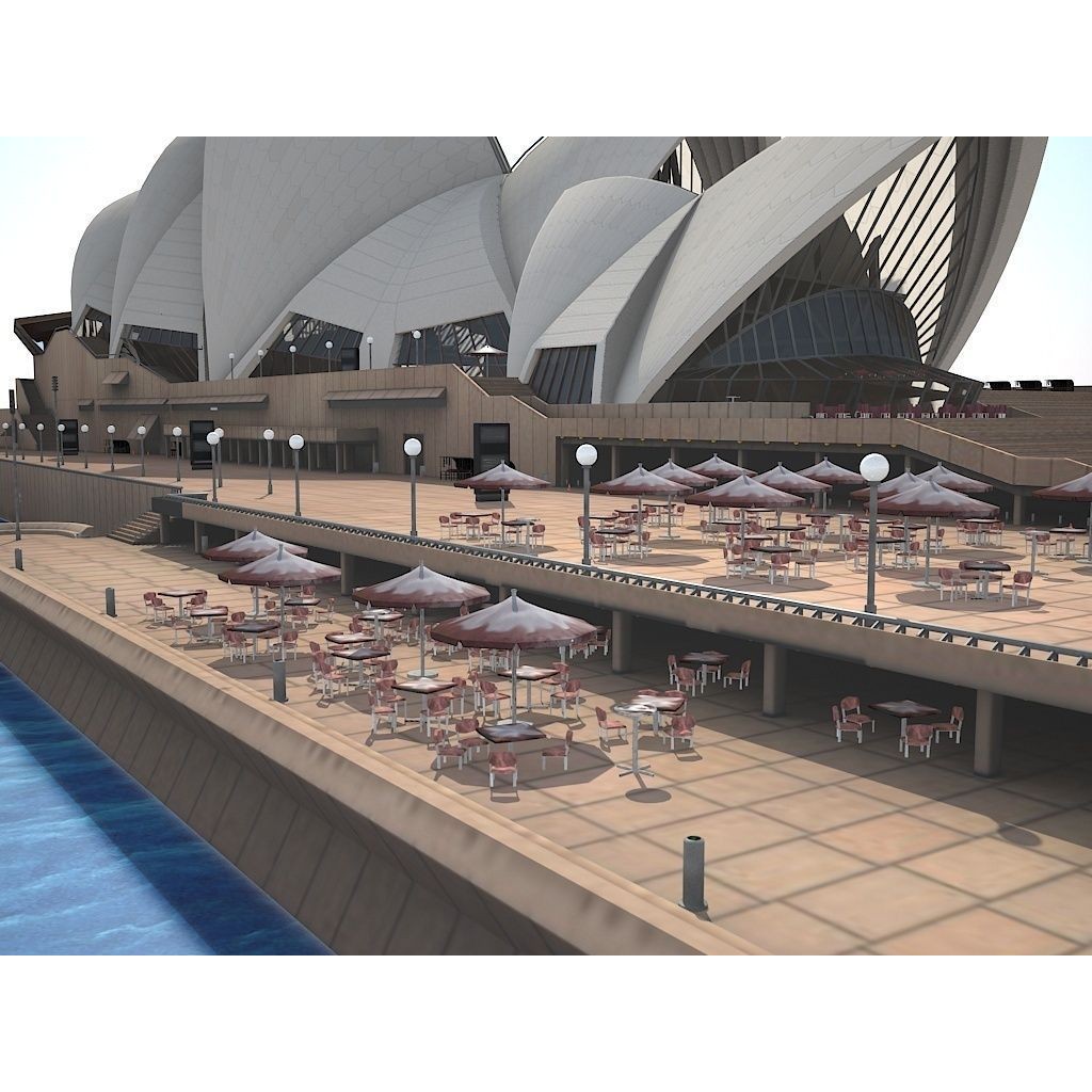Sydney Opera House 3D Model – High Poly Architectural Landmark, FBX - View 9