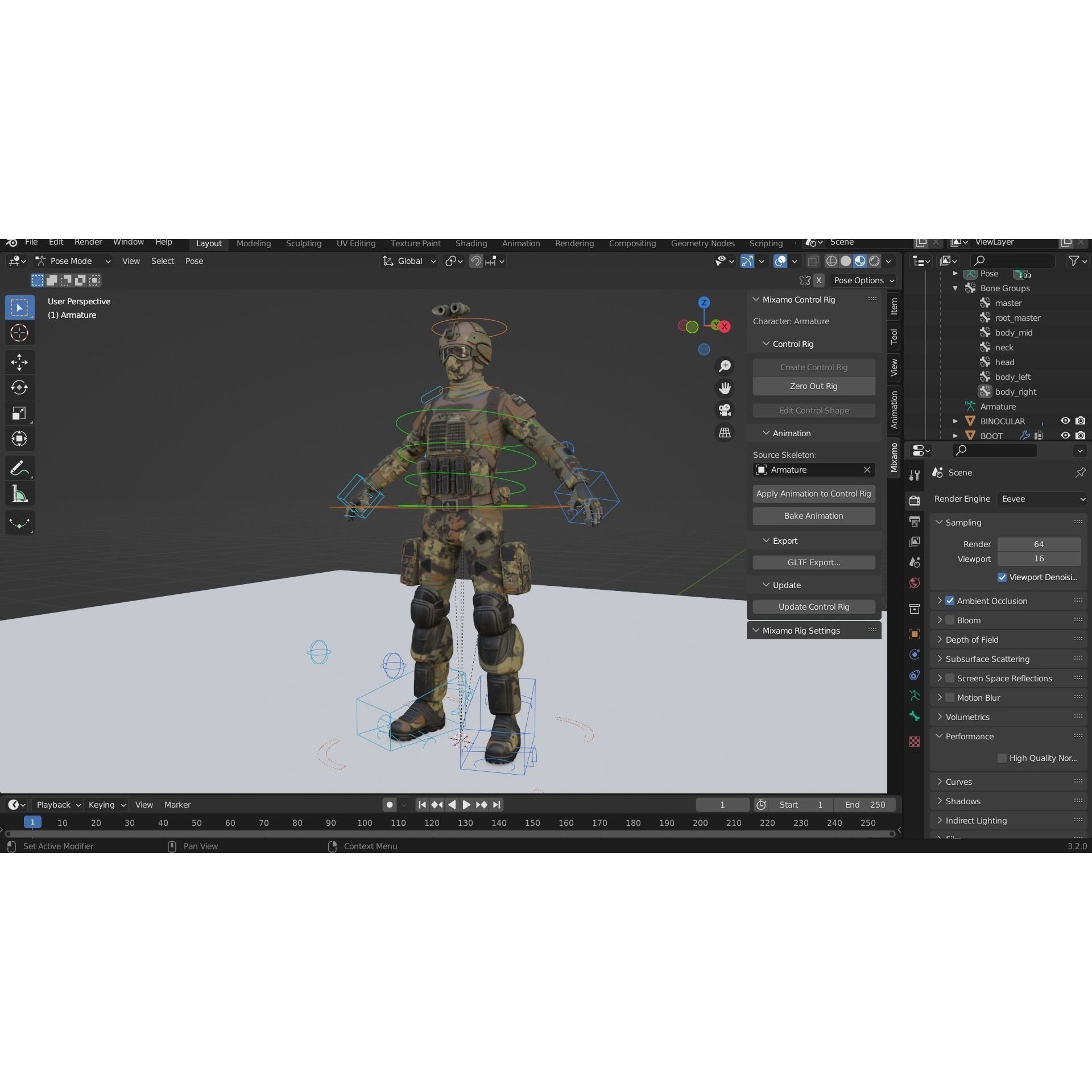 ARMY SUIT - Low-Poly Game-Ready 3D Model - View 12