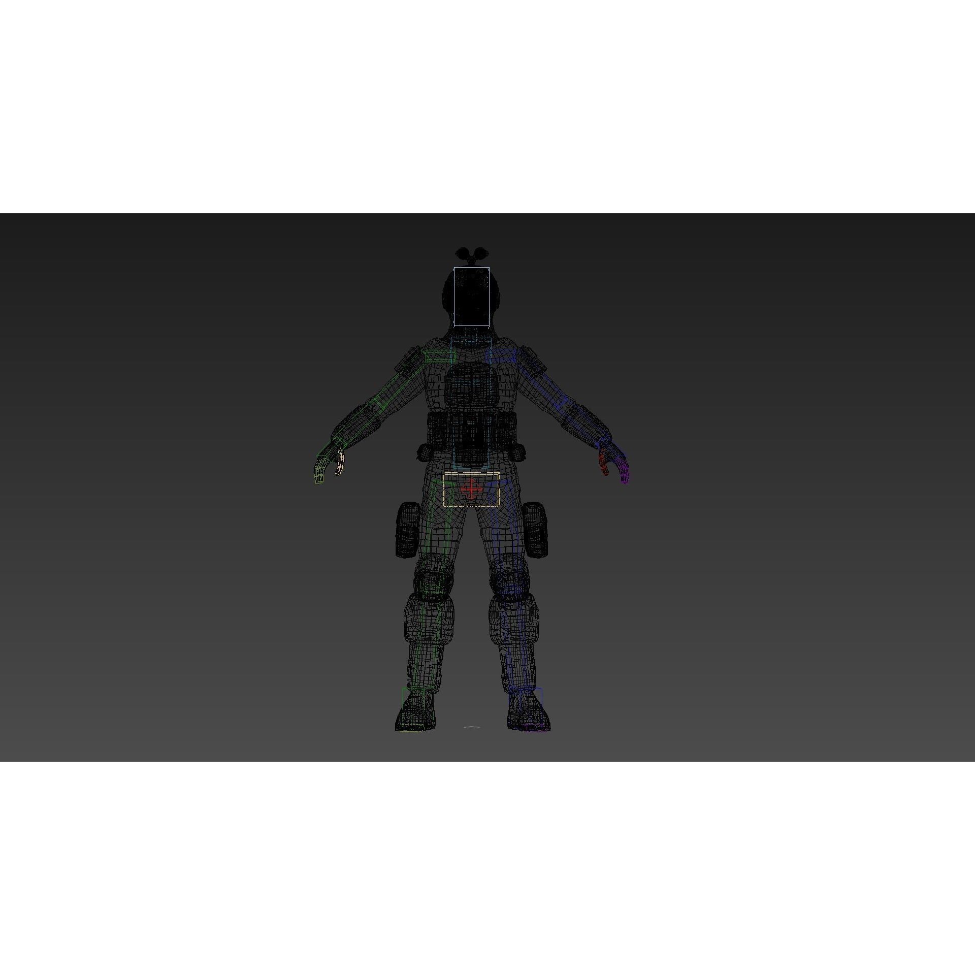 ARMY SUIT - Low-Poly Game-Ready 3D Model - View 14