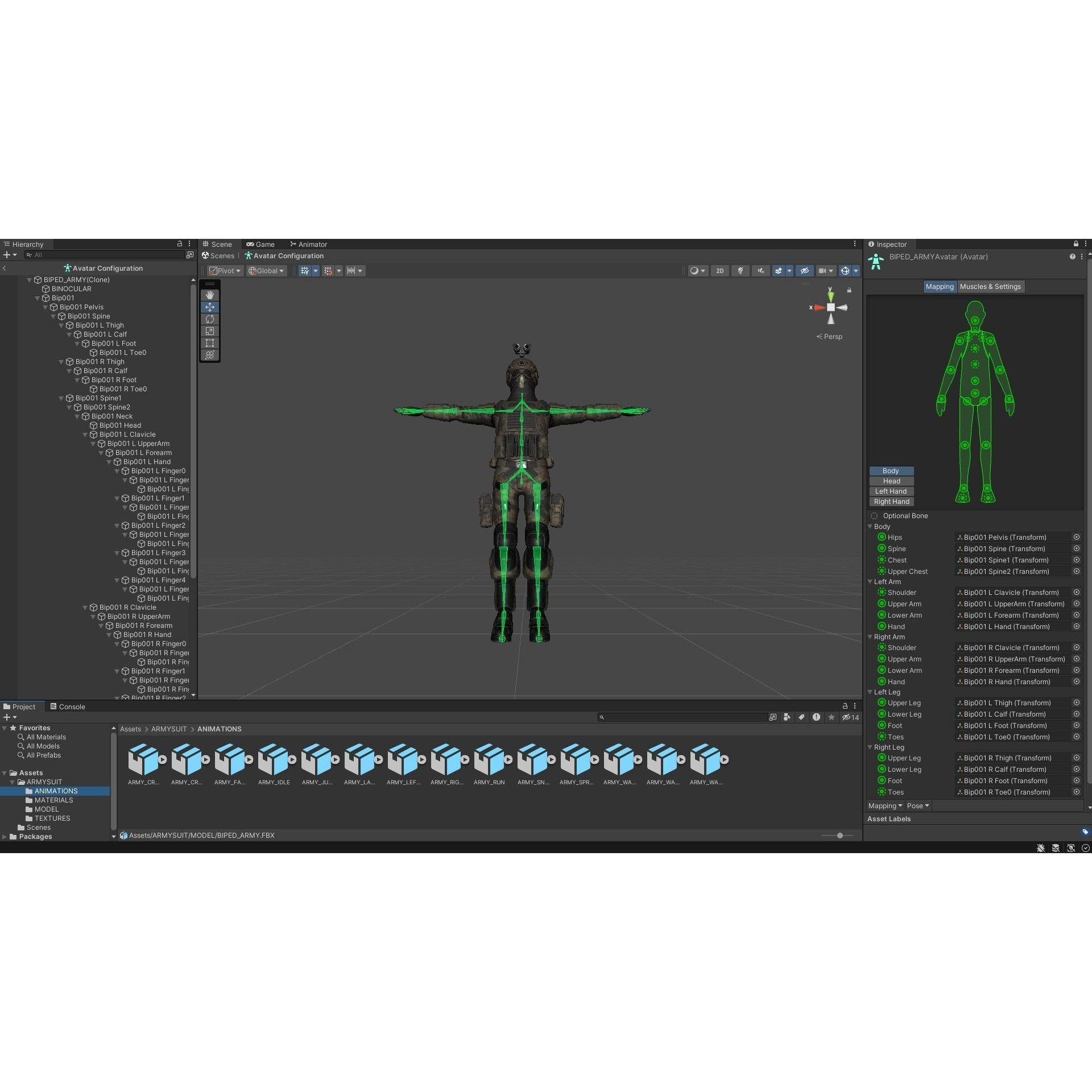 ARMY SUIT - Low-Poly Game-Ready 3D Model - View 18