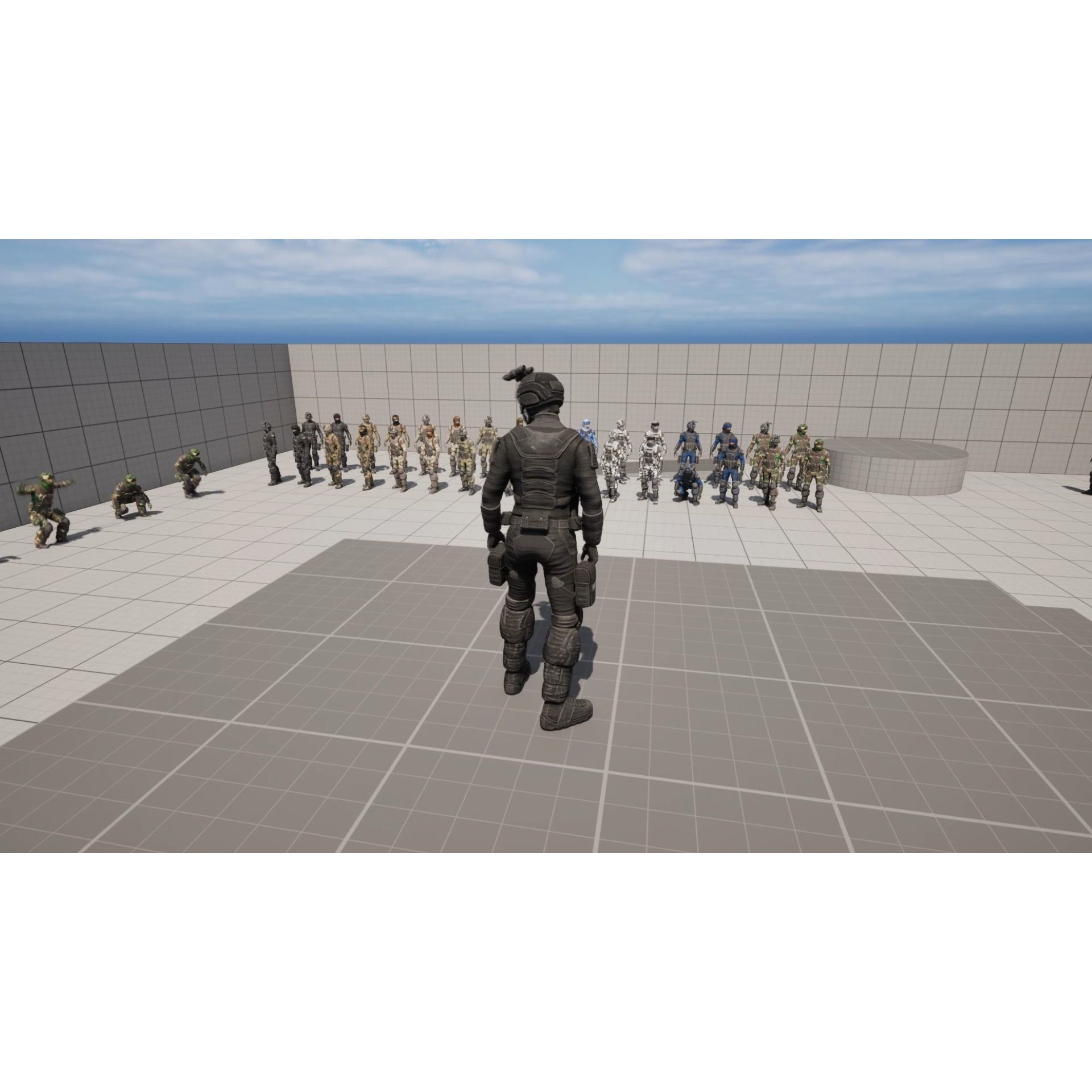 ARMY SUIT - Low-Poly Game-Ready 3D Model - View 26