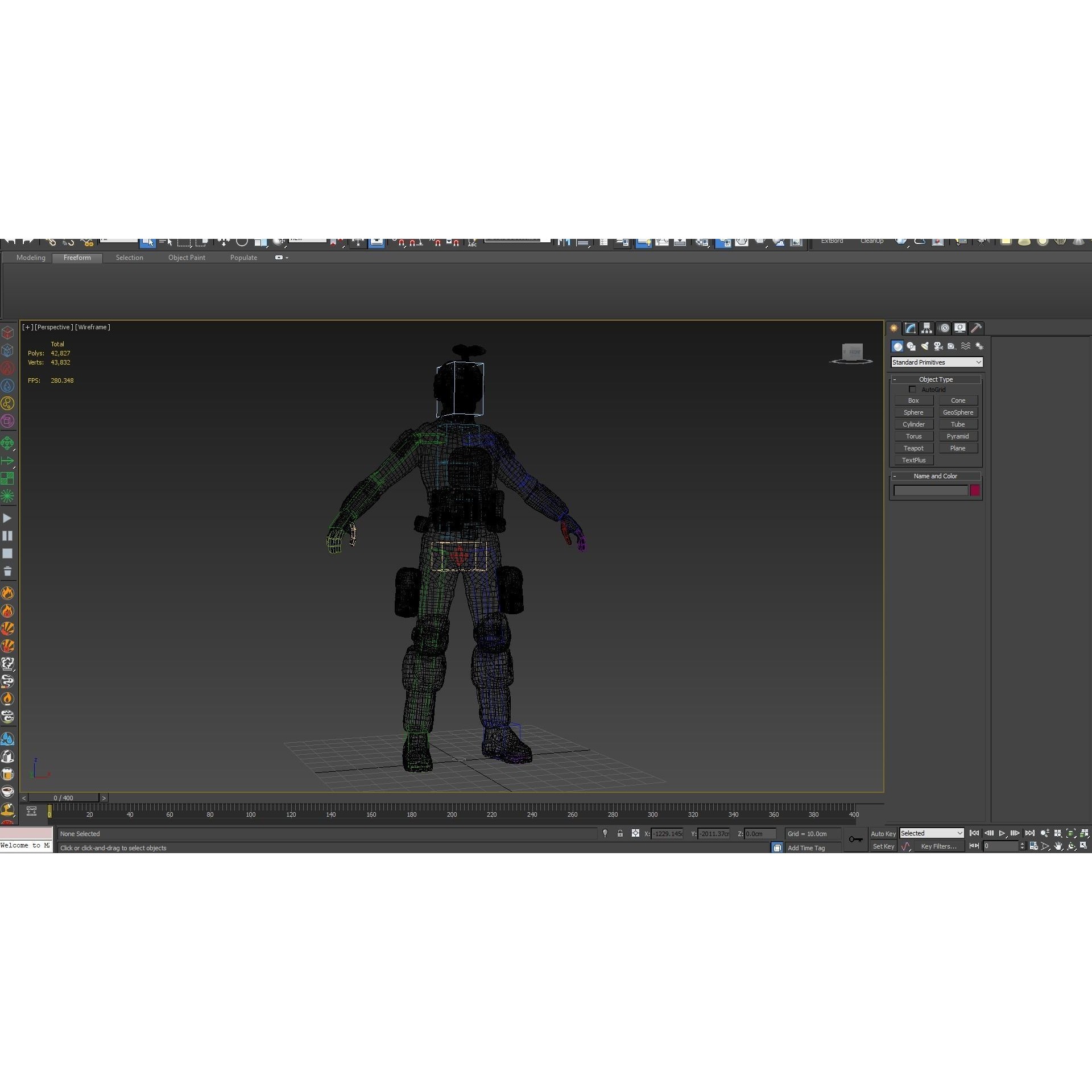 ARMY SUIT - Low-Poly Game-Ready 3D Model - View 9