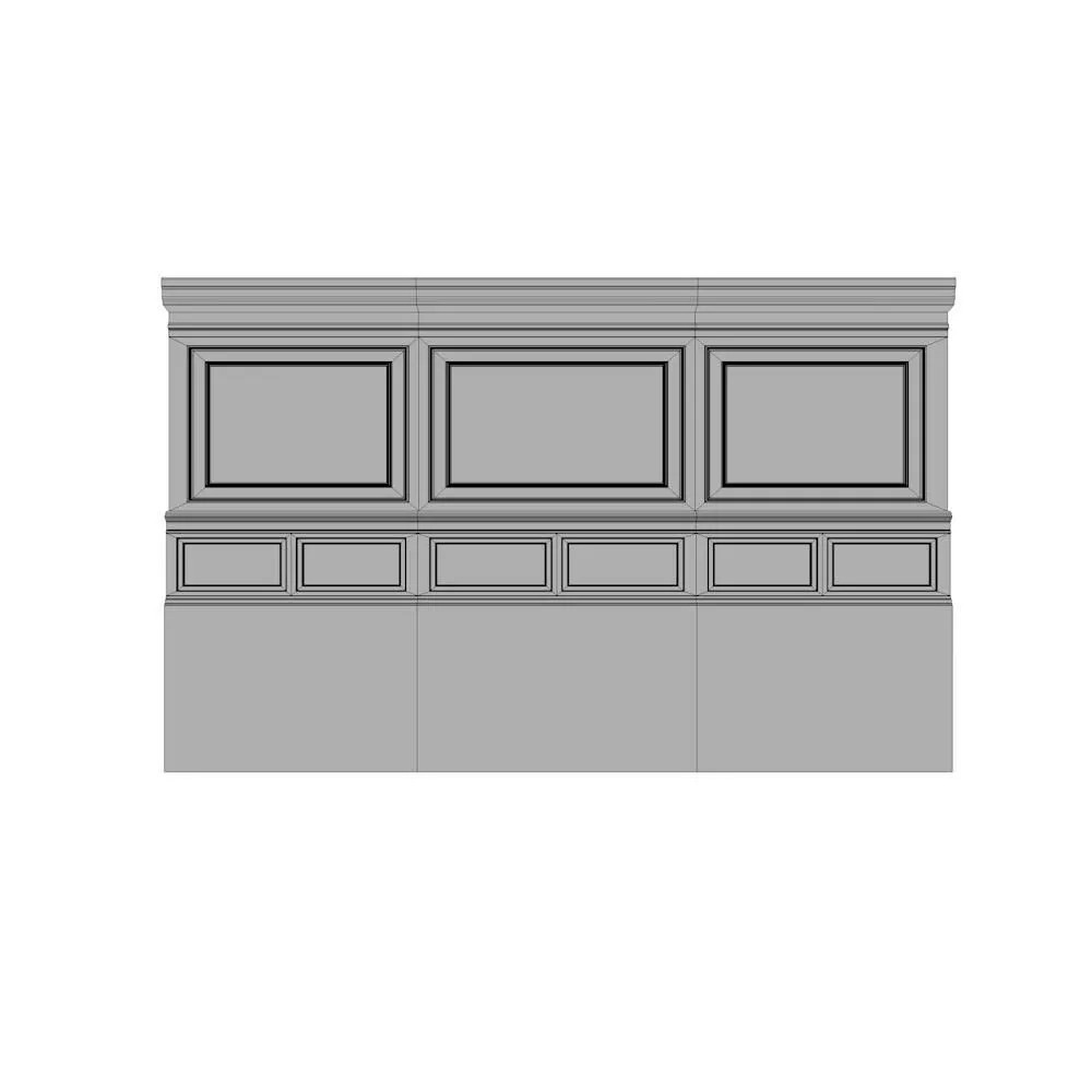Modular Ballroom 3D Model – Low Poly Game Ready Asset, FBX, Blender - View 22