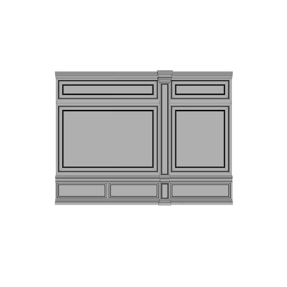 Modular Ballroom 3D Model – Low Poly Game Ready Asset, FBX, Blender - View 23