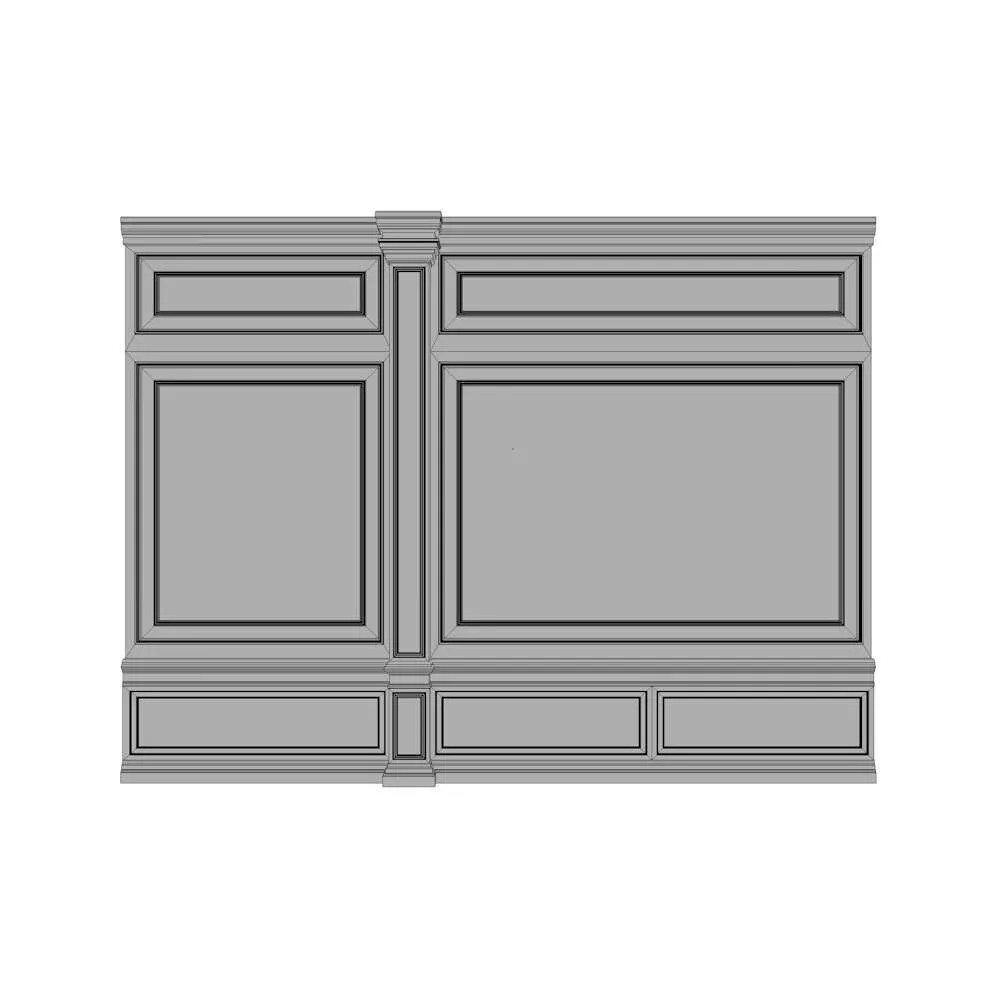 Modular Ballroom 3D Model – Low Poly Game Ready Asset, FBX, Blender - View 24