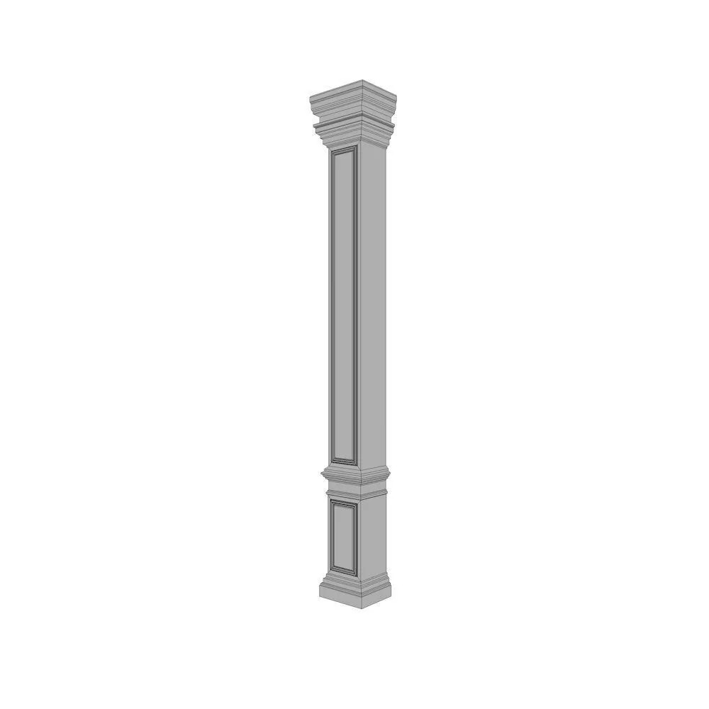Modular Ballroom 3D Model – Low Poly Game Ready Asset, FBX, Blender - View 25