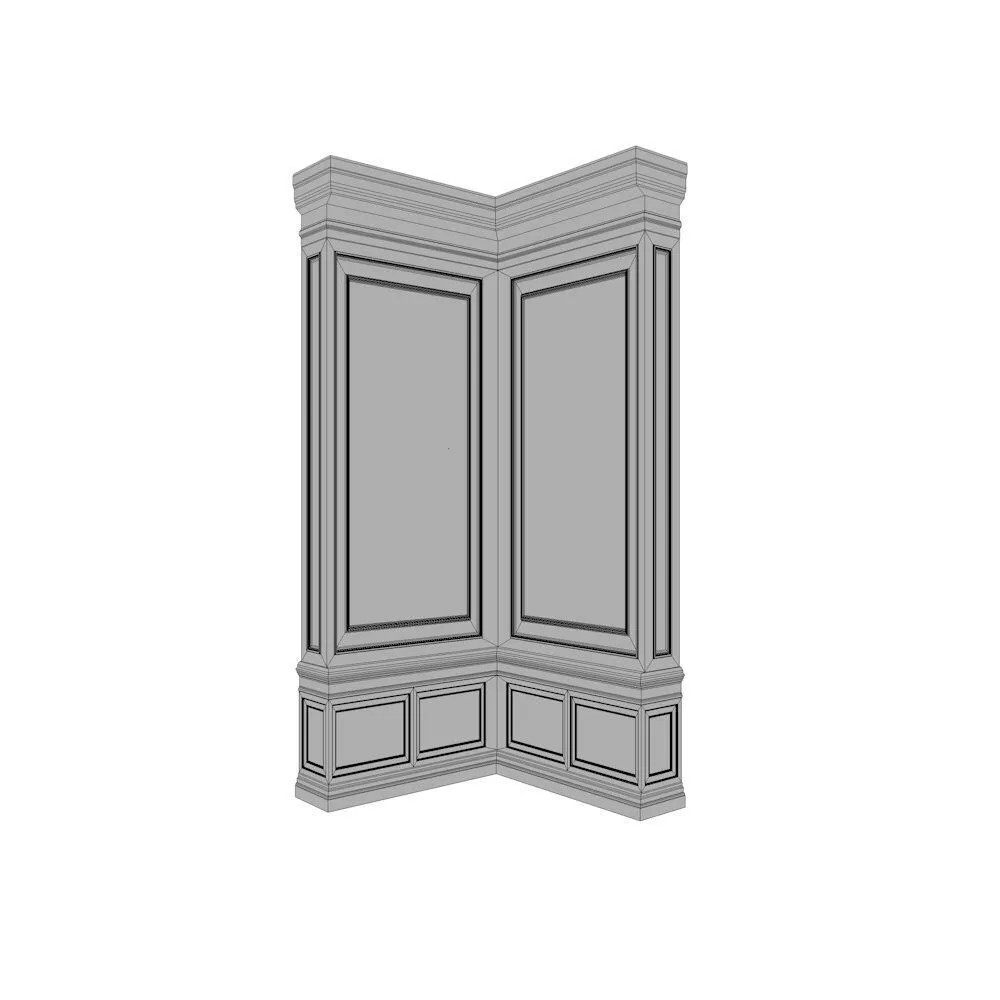 Modular Ballroom 3D Model – Low Poly Game Ready Asset, FBX, Blender - View 27