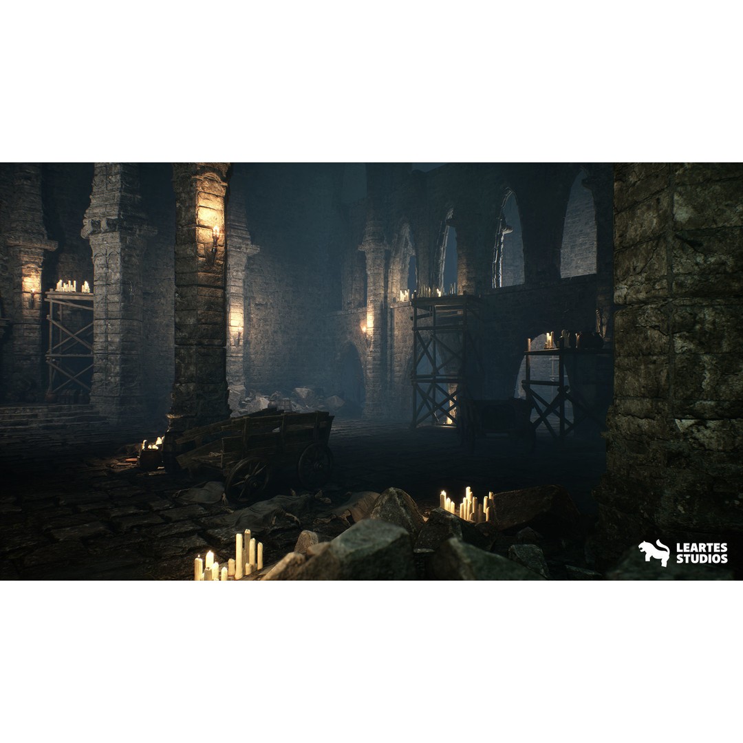 Mystic Dungeon Environment 3D Model – Low Poly Game Ready Asset, FBX - View 3