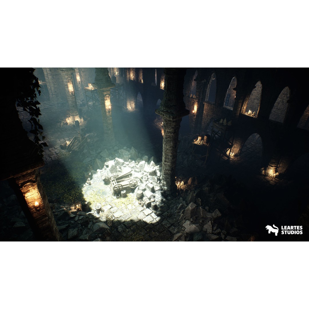Mystic Dungeon Environment 3D Model – Low Poly Game Ready Asset, FBX - View 5