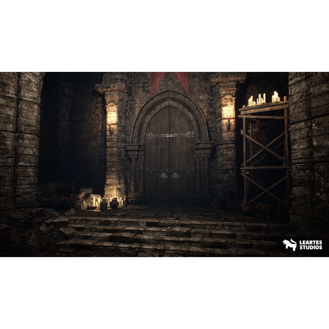 Mystic Dungeon Environment 3D Model – Low Poly Game Ready Asset, FBX - View 8
