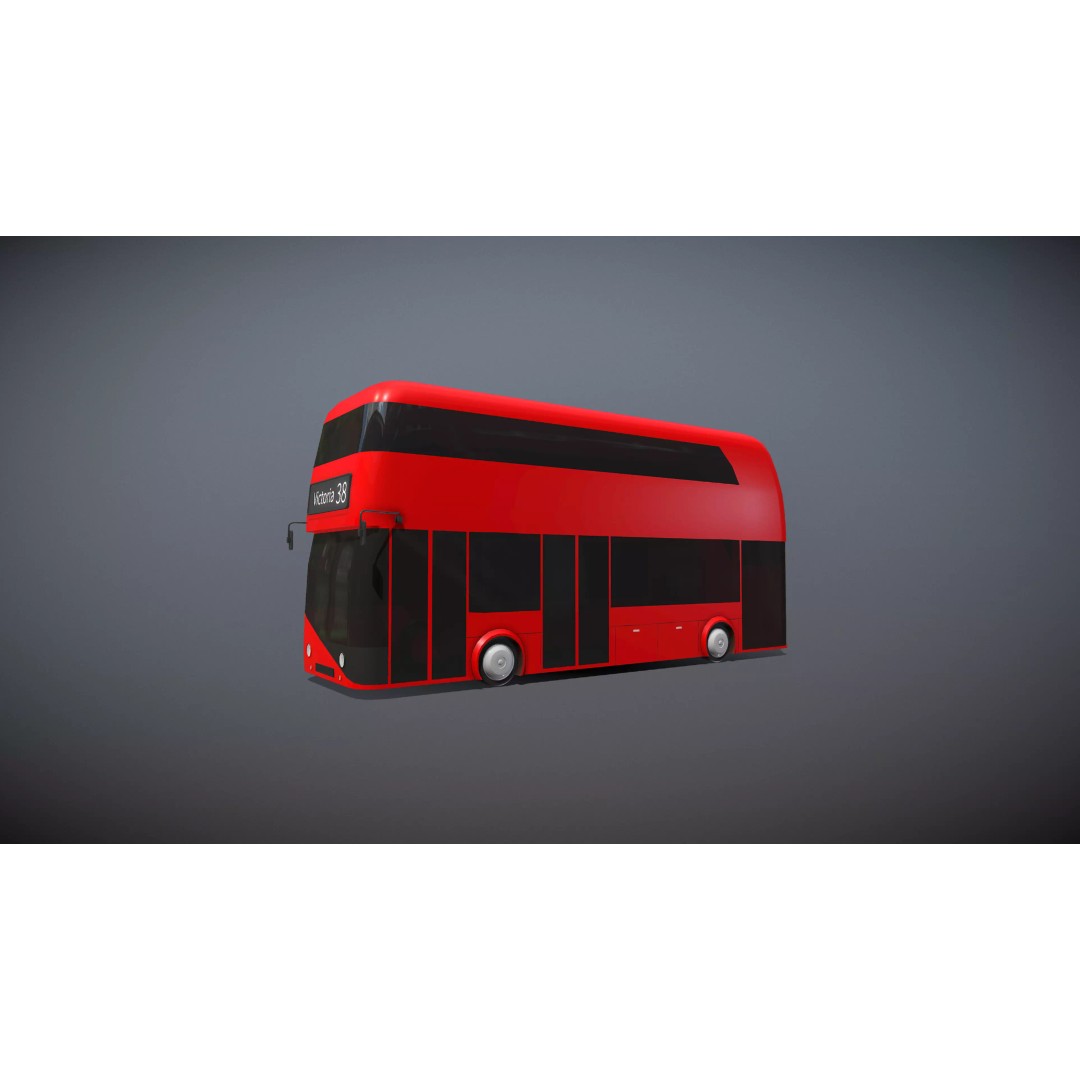 Famous UK Landmark 3D Model – Low Poly Architectural Asset, FBX - View 10