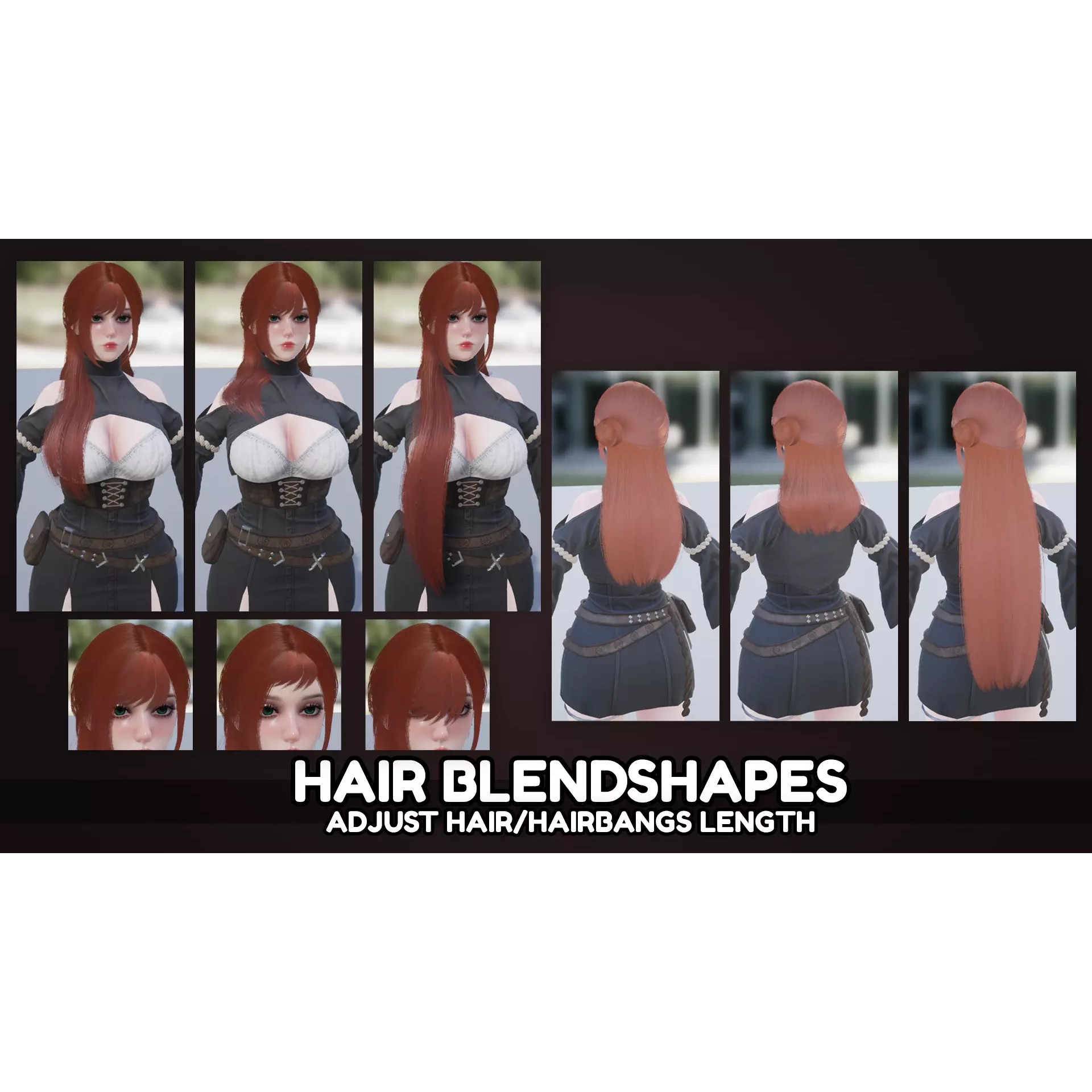 Mage Girl Aliya - Low-Poly Game-Ready 3D Model - View 13
