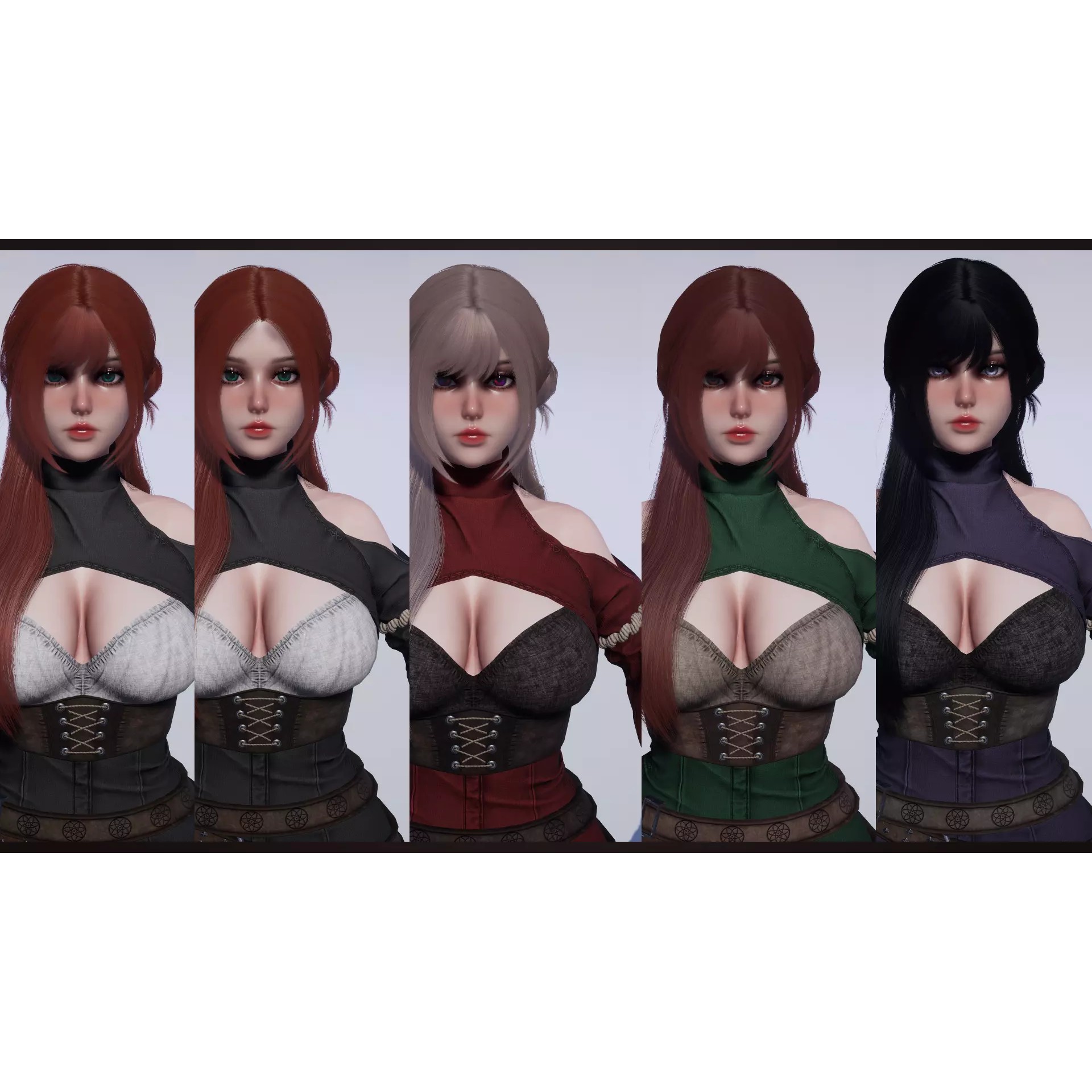 Mage Girl Aliya - Low-Poly Game-Ready 3D Model - View 16