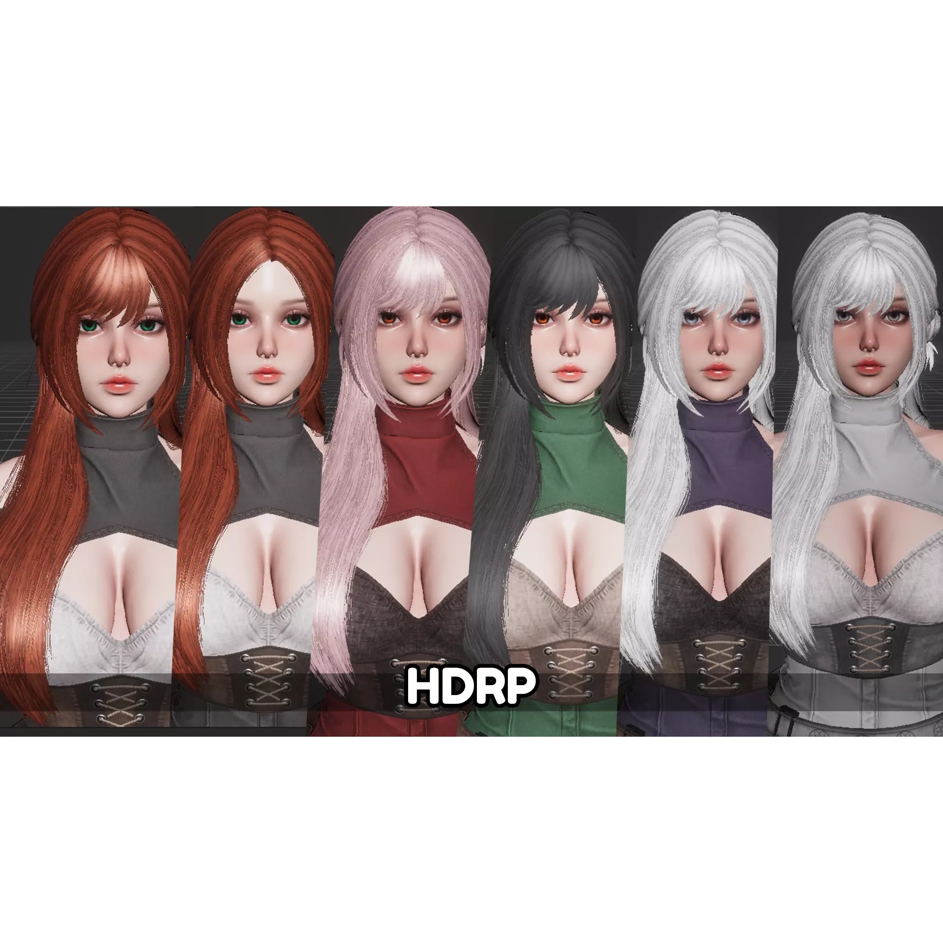 Mage Girl Aliya - Low-Poly Game-Ready 3D Model - View 20