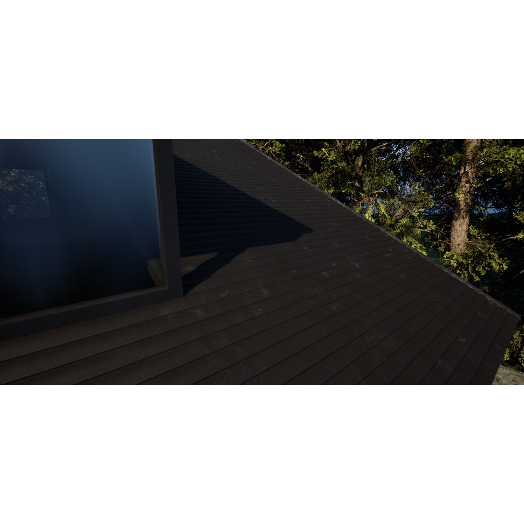 Modern A-Frame Villa 3D Model – Luxury Architectural Visualization, UE5 - View 10