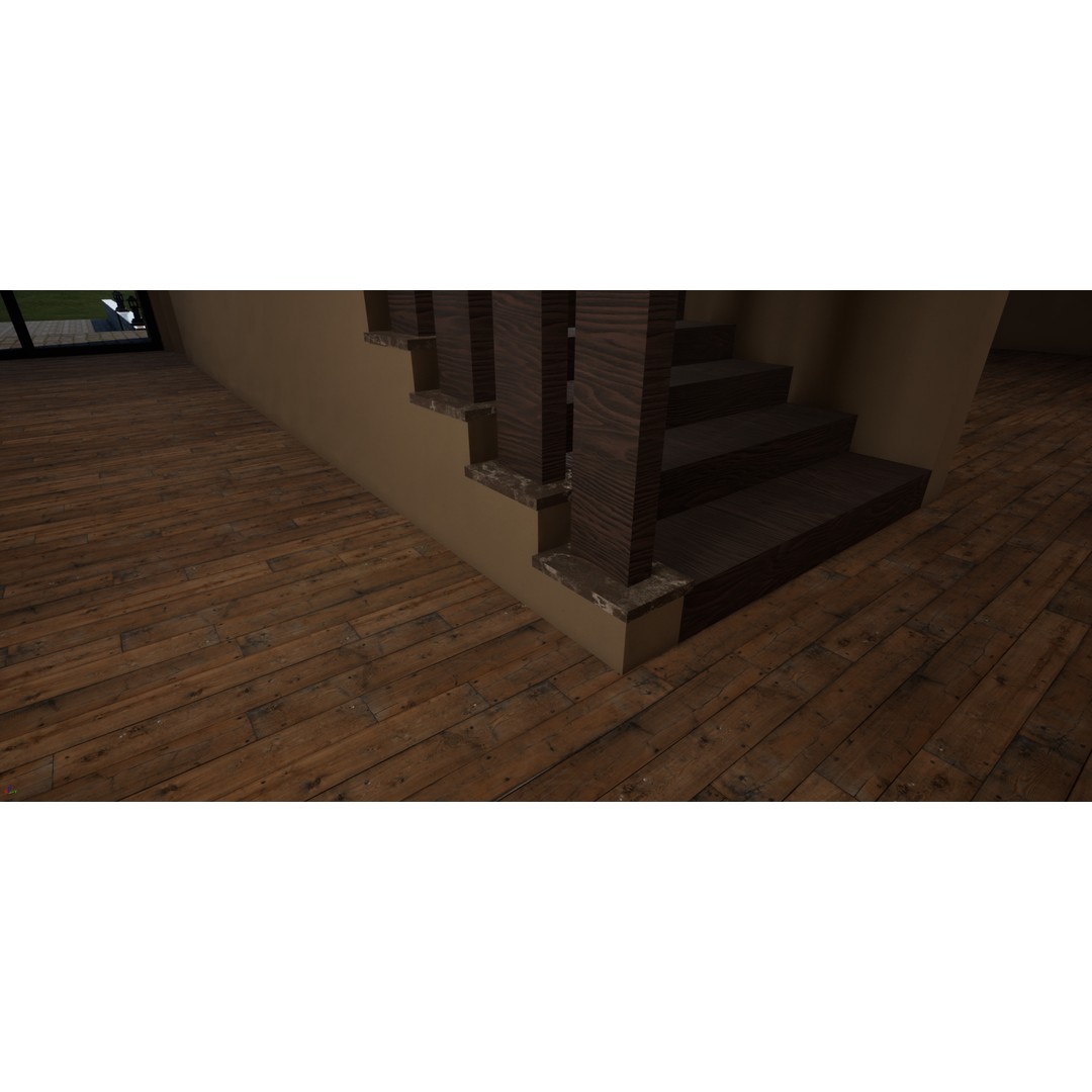 Modern A-Frame Villa 3D Model – Luxury Architectural Visualization, UE5 - View 8