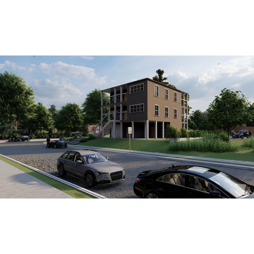 Villa 3D Model – Modern Luxury House with PBR Textures, FBX - View 16
