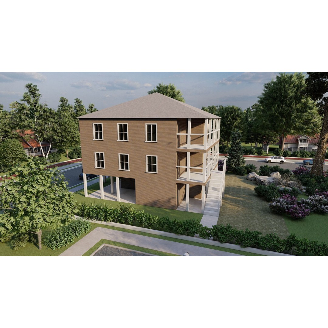 Villa 3D Model – Modern Luxury House with PBR Textures, FBX - View 8