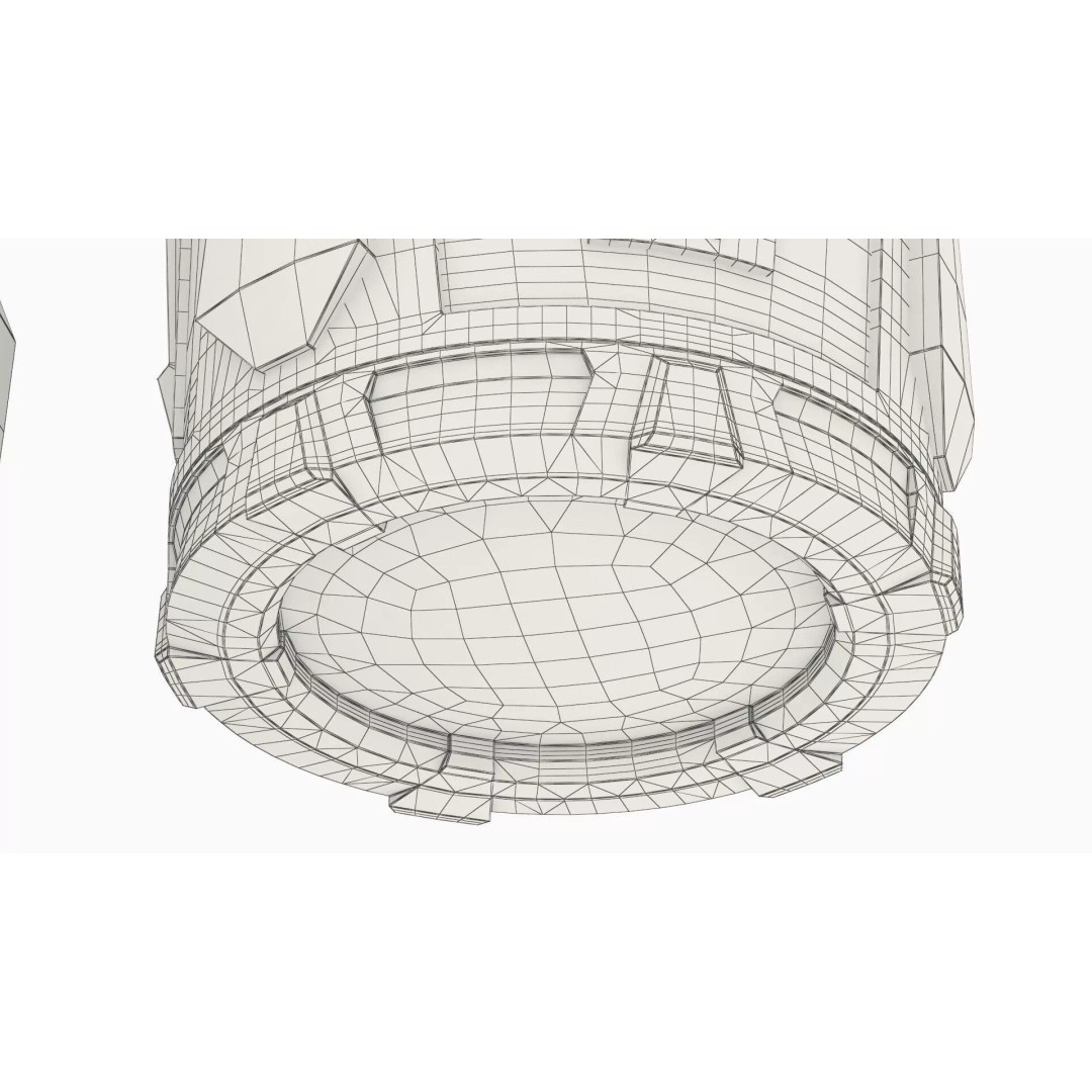 Cryogenic Containment Canister 3D Model – PBR Industrial Asset, FBX - View 10