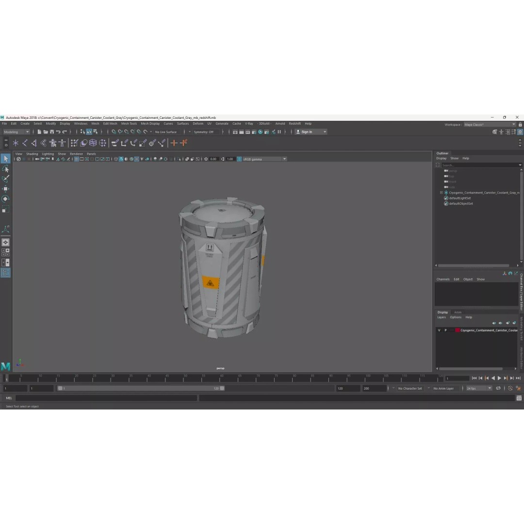 Cryogenic Containment Canister 3D Model – PBR Industrial Asset, FBX - View 15