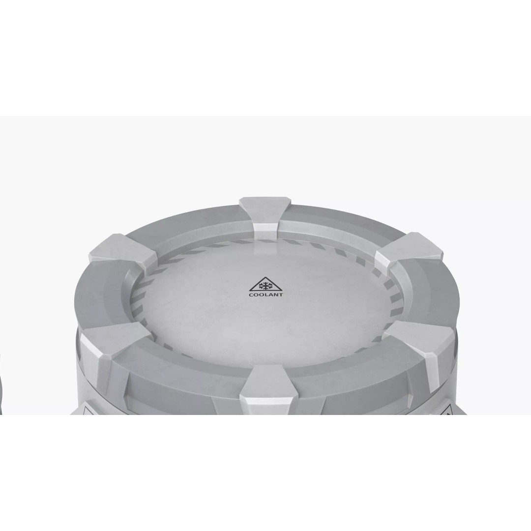 Cryogenic Containment Canister 3D Model – PBR Industrial Asset, FBX - View 5