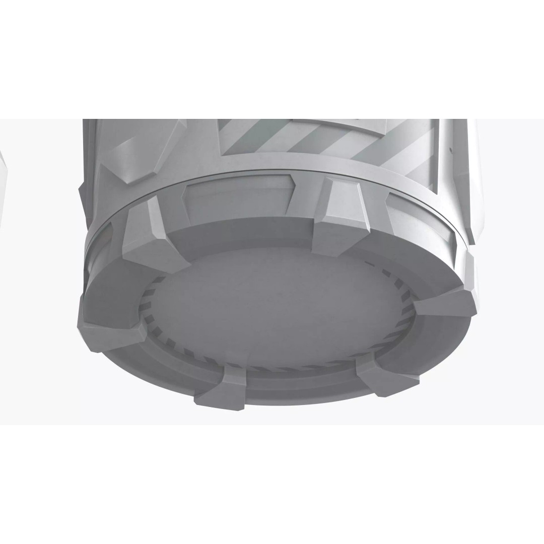 Cryogenic Containment Canister 3D Model – PBR Industrial Asset, FBX - View 6