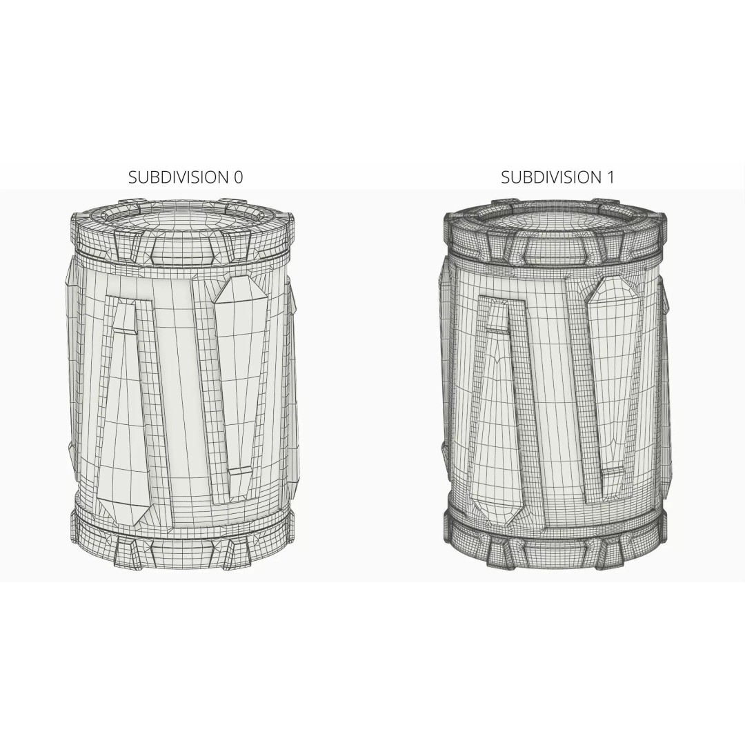 Cryogenic Containment Canister 3D Model – PBR Industrial Asset, FBX - View 8