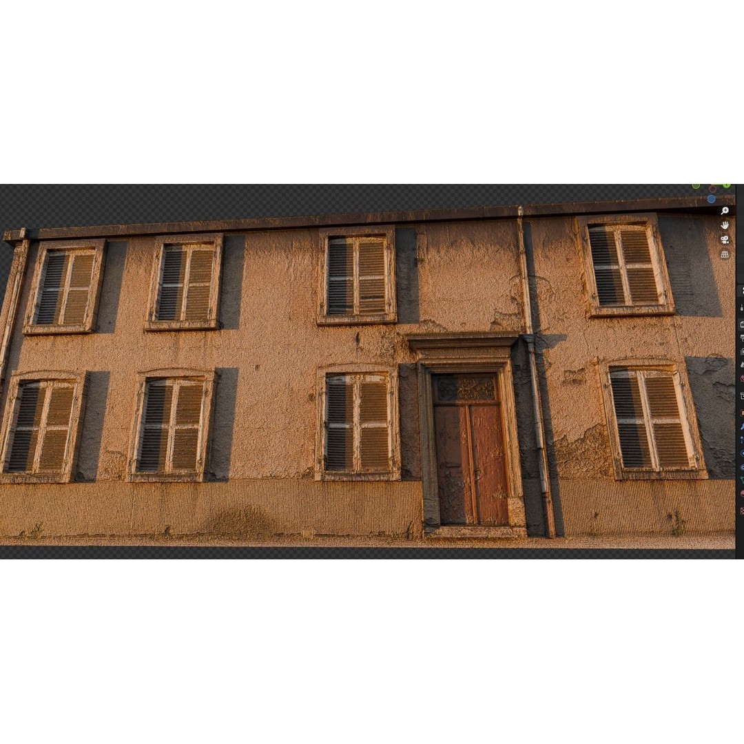 Ultra Realistic Old House 3D Model – Low Poly PBR Asset for Games - View 18