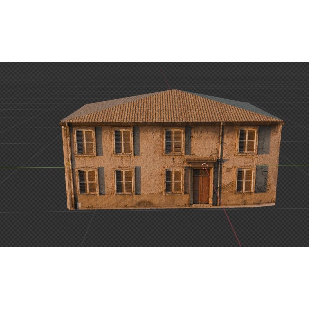 Ultra Realistic Old House 3D Model – Low Poly PBR Asset for Games - View 19